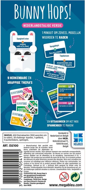 Gra planszowa Megableu Bunny hops (3770022054271) - obraz 2