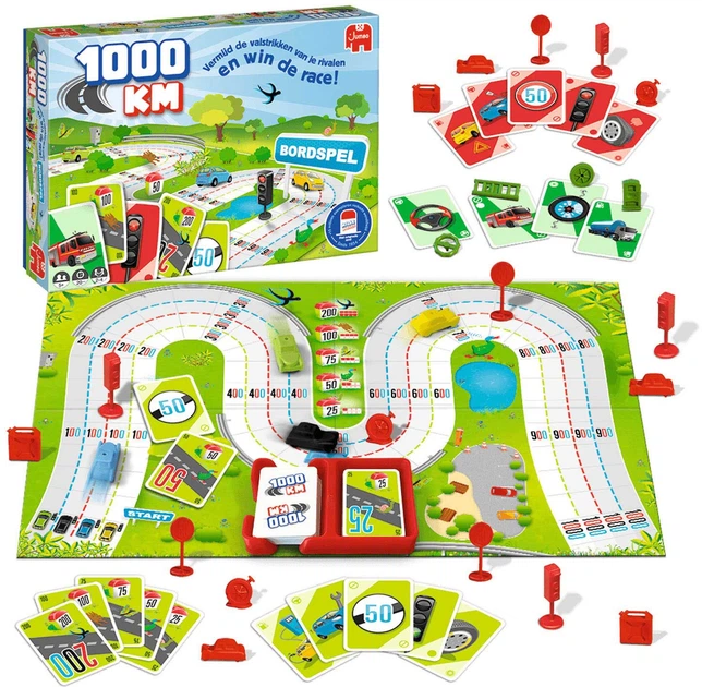Gra planszowa Jumbo 1000KM (edycja angielska) (8710126199008) - obraz 2