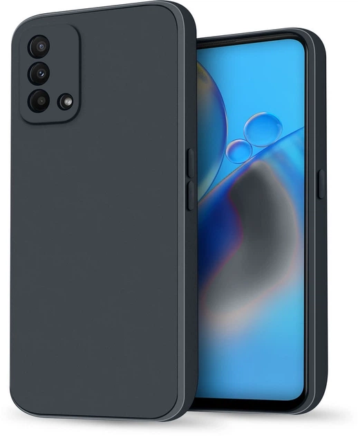 Силіконовий чохол HardCorner OPPO A74 (з мікрофіброю) Gray Blue (34790-6D) - Фото 1 Силіконовий чохол HardCorner OPPO A74 (з мікрофіброю) Gray Blue (34790-6D) - зображення 1