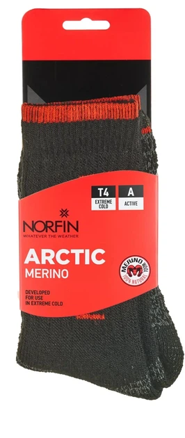 Шкарпетки Norfin T4A Arctic Merino Crew 45-47 - Фото 4 Шкарпетки Norfin T4A Arctic Merino Crew 45-47 - зображення 4