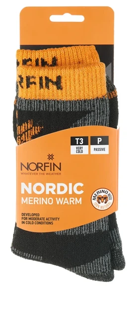 Шкарпетки Norfin Nordic Merino Warm Crew T3P 45-47 - Фото 4 Шкарпетки Norfin Nordic Merino Warm Crew T3P 45-47 - изображение 4