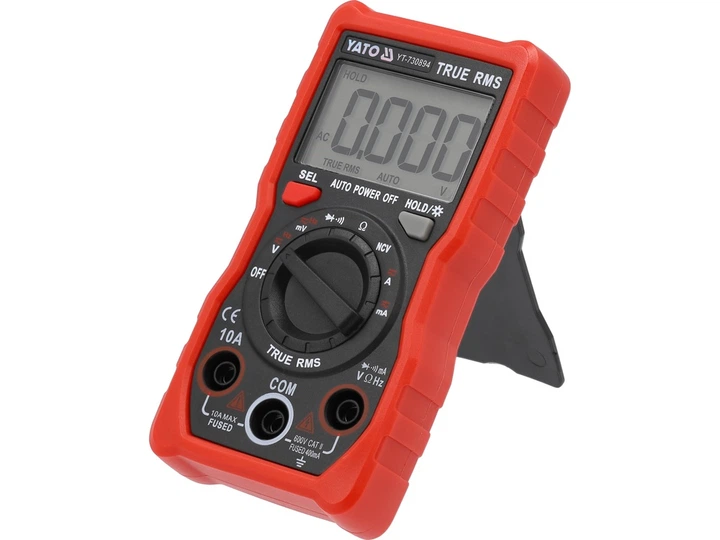 Мультиметр цифровий YATO YT-730894 (5906083105791) - зображення 6