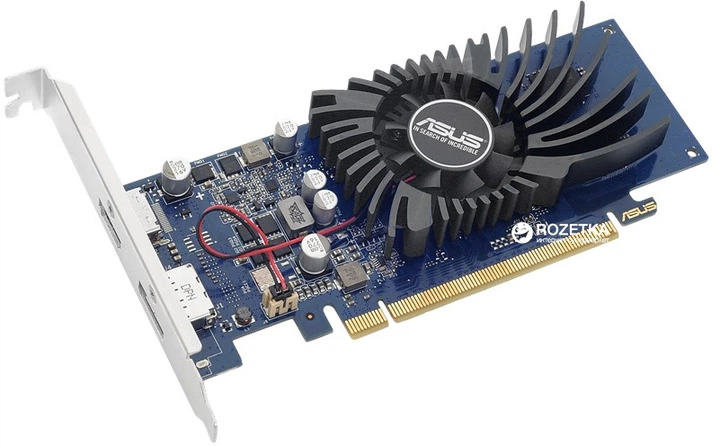 Karta graficzna Asus PCI-Ex GeForce GT 1030 Low Profile 2GB GDDR5 (64Bit) (1228/6008) (DisplayPort, HDMI) (90YV0AT2-M0NA00) (T4YVYZ01B766VGK) - Outlet - obraz 2