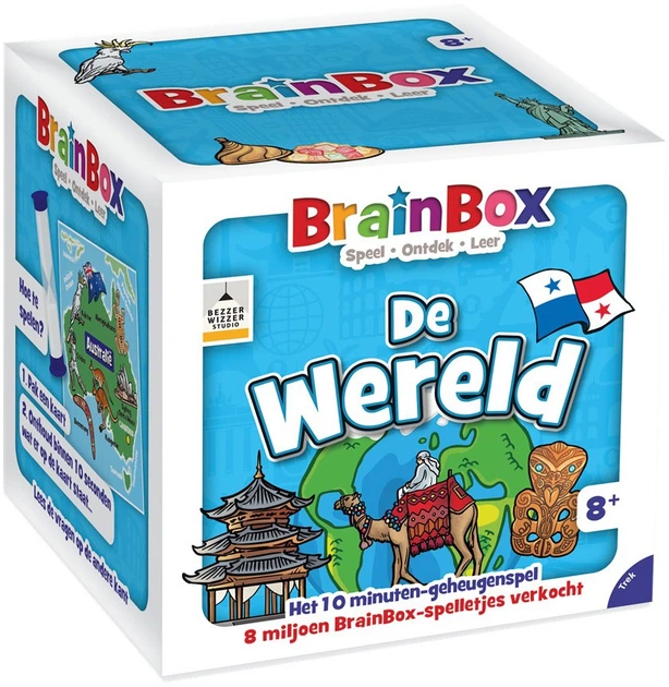 Gra planszowa Asmodee BrainBox: The world (edycja holenderska) (5025822131010) - Zdjęcie 2 Gra planszowa Asmodee BrainBox: The world (edycja holenderska) (5025822131010) - obraz 2