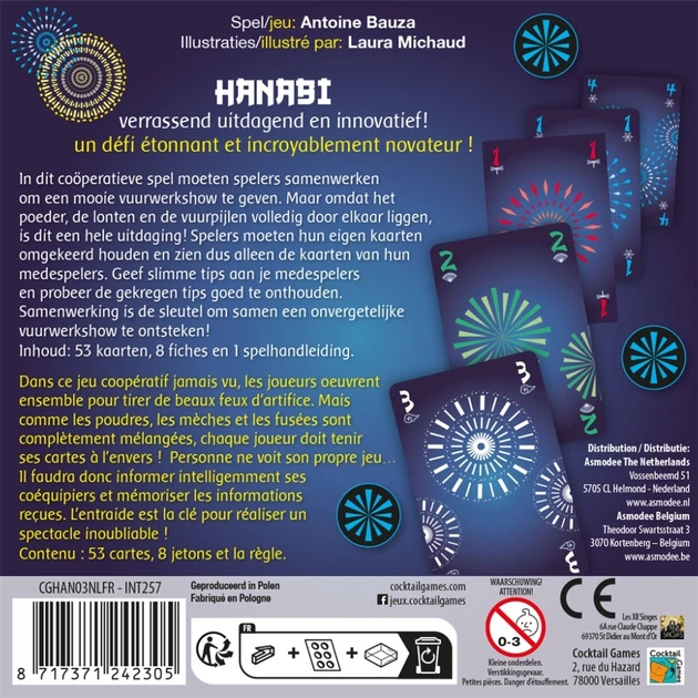 Настільна гра Asmodee Hanabi Refresh (голландське видання) (8717371242305) - зображення 2