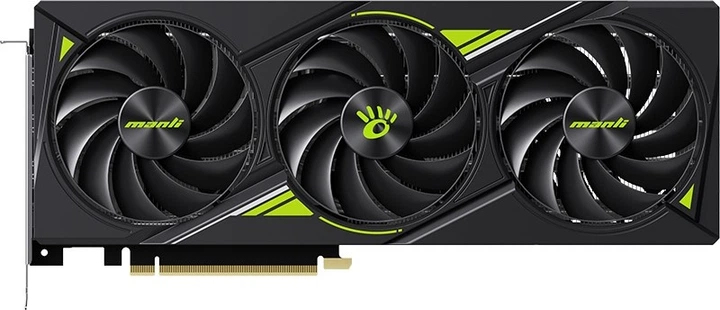 Відеокарта Manli PCI-Ex GeForce RTX 5070 Ti Nebula 16GB GDDR7 (256 bit) (2452/28000) (HDMI, 3 x DisplayPort) (N765507TIM36390) - зображення 1