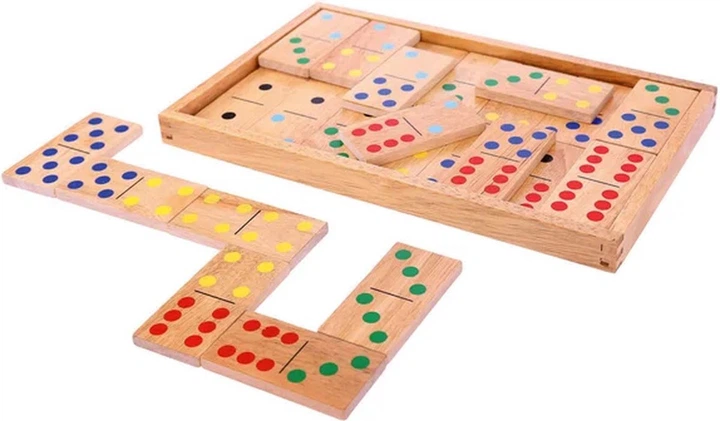 Настільна гра Bigjigs Jumbo Domino (англійське видання) (0691621021576) - зображення 3