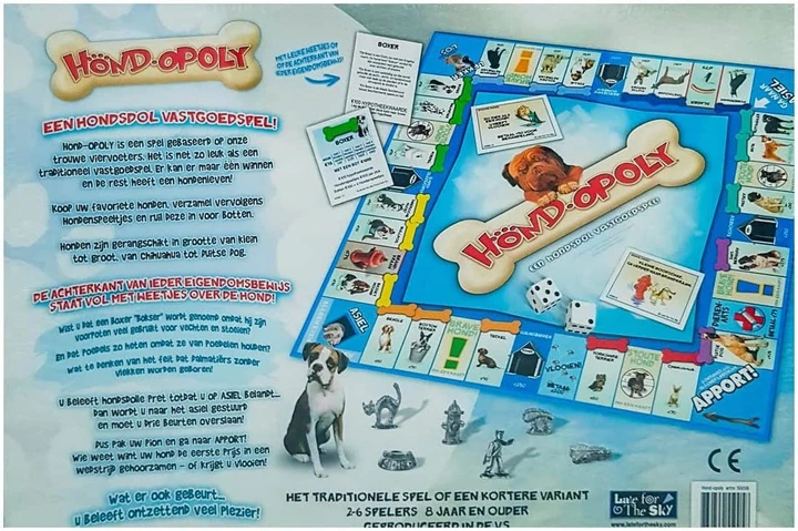 Настільна гра Late for the Sky Dog-Opoly (голландське видання) (730799550058) - зображення 4