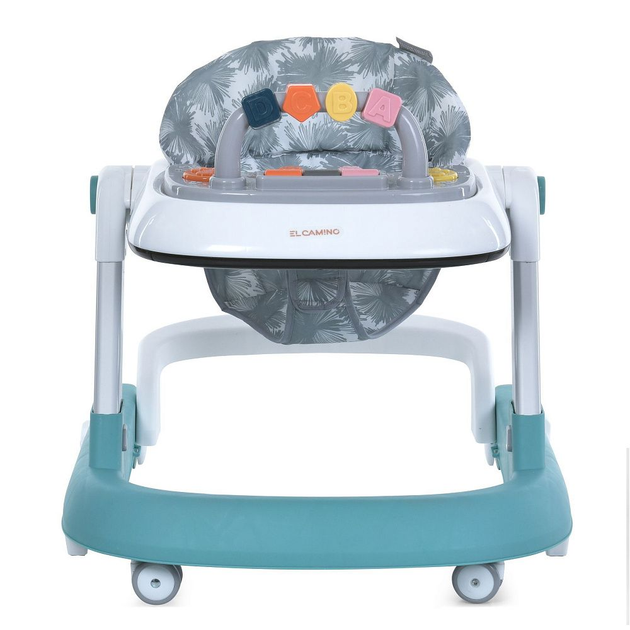 Ходунки дитячі ME 1163 MULTIWAY Mint зі світловими ефектами, музика, 6 шт колес, стопор Бірюзові - Фото 2 Ходунки дитячі ME 1163 MULTIWAY Mint зі світловими ефектами, музика, 6 шт колес, стопор Бірюзові - изображение 2