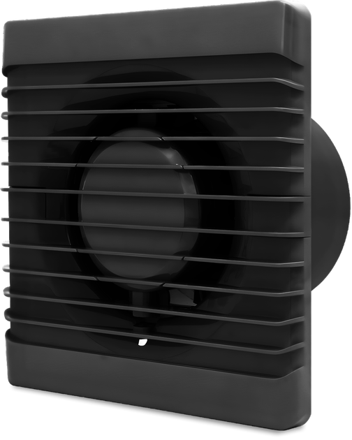 Вытяжной вентилятор AirRoxy energy planet 80 S black (01-080) - изображение 2