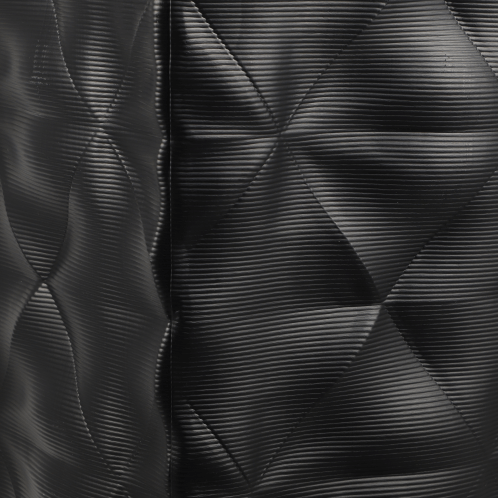 Високий садовий горщик для квітів Kadax Bando 30 см Чорний (K4177) - зображення 4