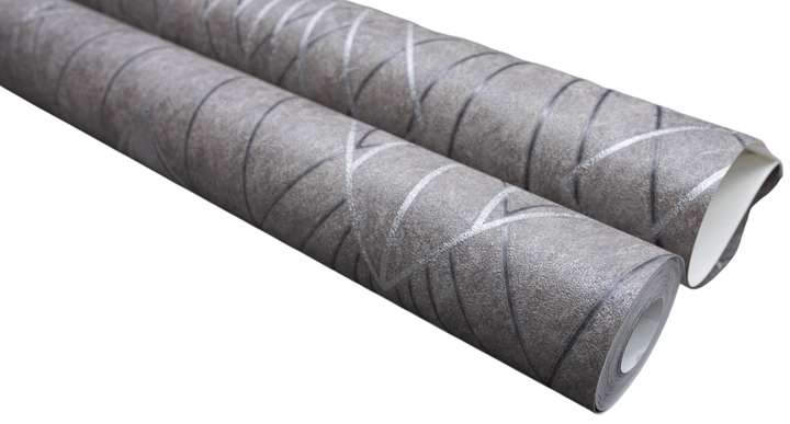 Tapeta winylowa na flizelinie Sintra Brown Geo 0.53 x 10.05 m Ciemnoszara (4824001698761) - obraz 4