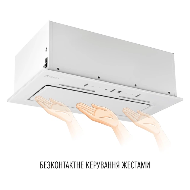 Сенсорная кухонная вытяжка Perfelli NUOVA 6JWR BIANCO белая полновстраиваемая, управление жестами, 59,8 см - изображение 2