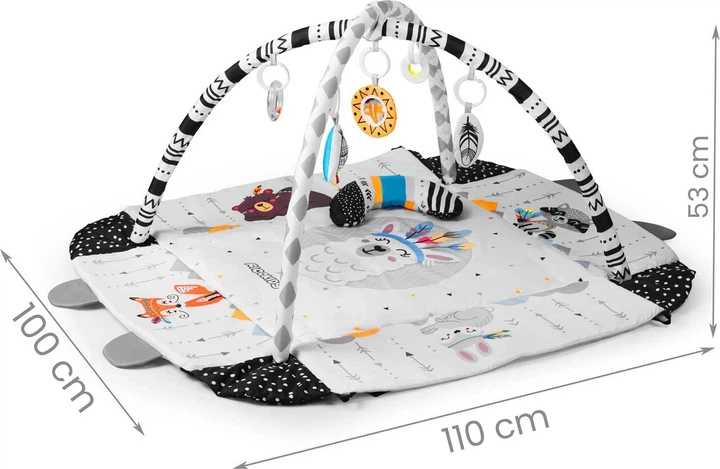 Інтерактивний навчальний килимок Ricokids 110 x 100 см Boho 7318 (5908220476337) (955555911698809) - Уцінка - зображення 9