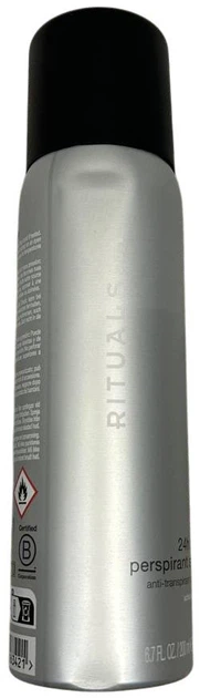 Antyperspirant w sprayu Rituals Sport 24h 200 ml (8719134163421) (955555914790124) - Outlet - obraz 2