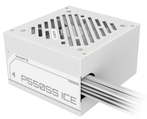 Блок питания 550 Вт, Gigabyte P550SS, White (GP-P550SS ICE) - Фото 4 Блок питания 550 Вт, Gigabyte P550SS, White (GP-P550SS ICE) - изображение 4
