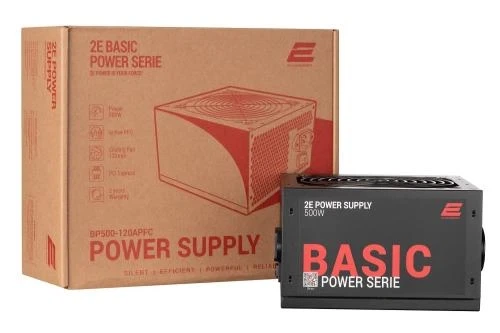 Блок питания 500 Вт, 2E Basic Power, Black (2E-BP500-120APFC) - изображение 10