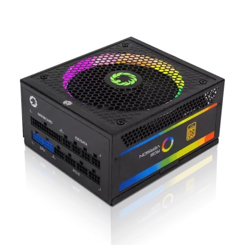 Блок живлення 1050 Вт, GameMax RGB1050 PRO, Black, модульний, 80+ Gold, Active PFC, 14 см з RGB підсвічуванням, 3xMolex / 10xSATA / 4x6+2-pin / 2x4+4-pin / 1x20+4-pin, захист OVP / UVP / SIP / OCP / OLP / OPP / SCP - Фото 1 Блок живлення 1050 Вт, GameMax RGB1050 PRO, Black, модульний, 80+ Gold, Active PFC, 14 см з RGB підсвічуванням, 3xMolex / 10xSATA / 4x6+2-pin / 2x4+4-pin / 1x20+4-pin, захист OVP / UVP / SIP / OCP / OLP / OPP / SCP - изображение 1
