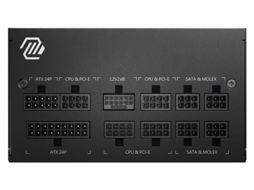 Блок питания 750 Вт, MSI MAG A750GL PCIE5, Black - изображение 4