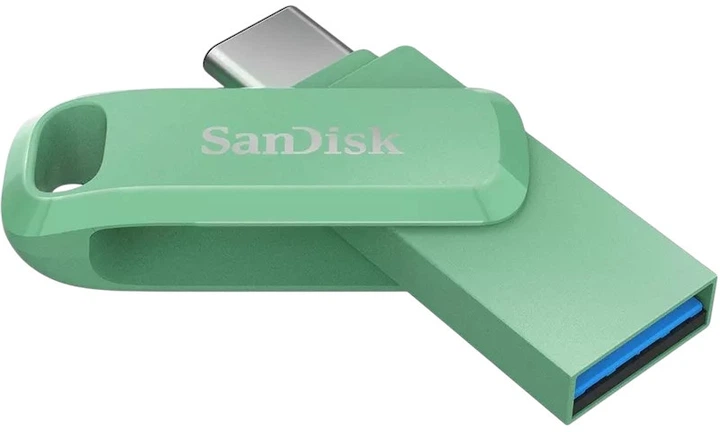 Флеш пам'ять USB SanDisk Ultra Dual Drive GO 512GB USB Type-C/A Absinthe Green (SDDDC3-512G-G46AG) - зображення 3