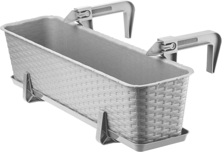 Skrzynka balkonowa z uchwytami Kadax Frette K2881 Jasno-szary - obraz 5