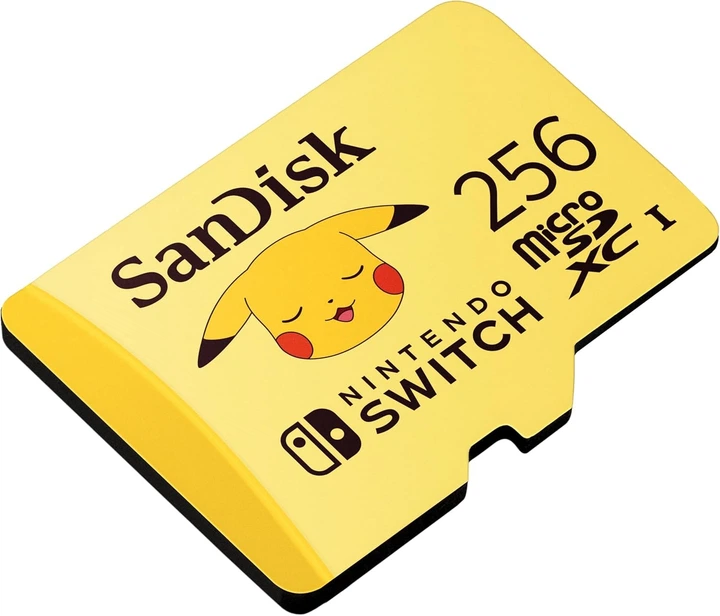 Карта пам'яті SanDisk Pokémon Nintendo Switch microSDXC 256GB UHS-I V30 (SDSQXAO-256G-GN6ZK) - зображення 2