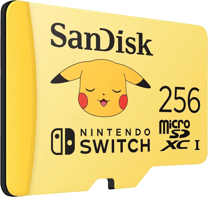 Карта пам'яті SanDisk Pokémon Nintendo Switch microSDXC 256GB UHS-I V30 (SDSQXAO-256G-GN6ZK) - зображення 3