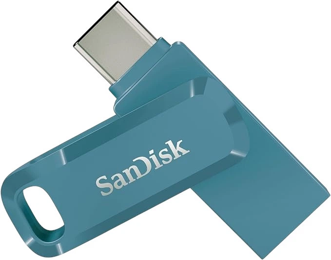 Pendrive SanDisk Ultra Dual Drive GO 64GB USB Type-C Navagio Bay (SDDDC3-064G-G46NBB) - obraz 3