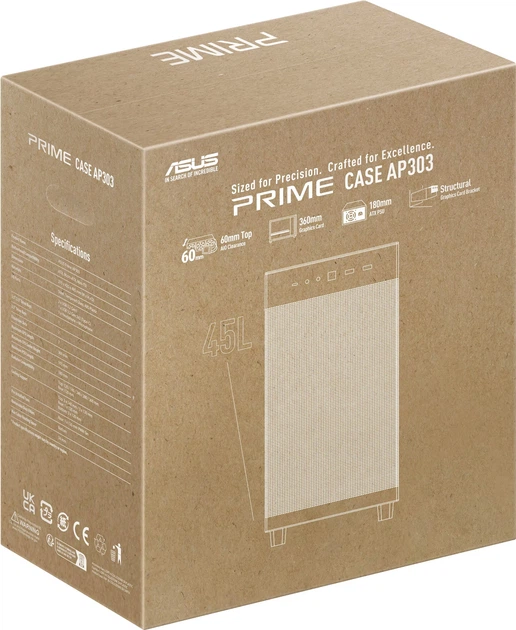 Obudowa ASUS Prime AP303 Mesh Black (90DC00V0-B39000) - obraz 14