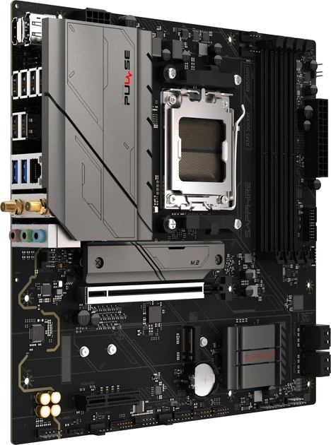 Материнська плата Sapphire PULSE B850M WIFI (sAM5, AMD B850, PCI-Ex16) - зображення 2