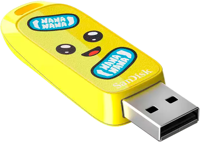 Pendrive SanDisk Fortnite Peely Edition 64GB USB 3.2 Yellow (SDCZIF-064G-G46) - obraz 1