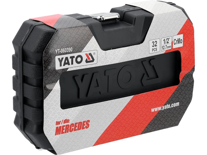 Zestaw nasadek Yato YT-060390 do śrub zabezpieczających Mercedes 32 elementy (5906083120428) - obraz 4