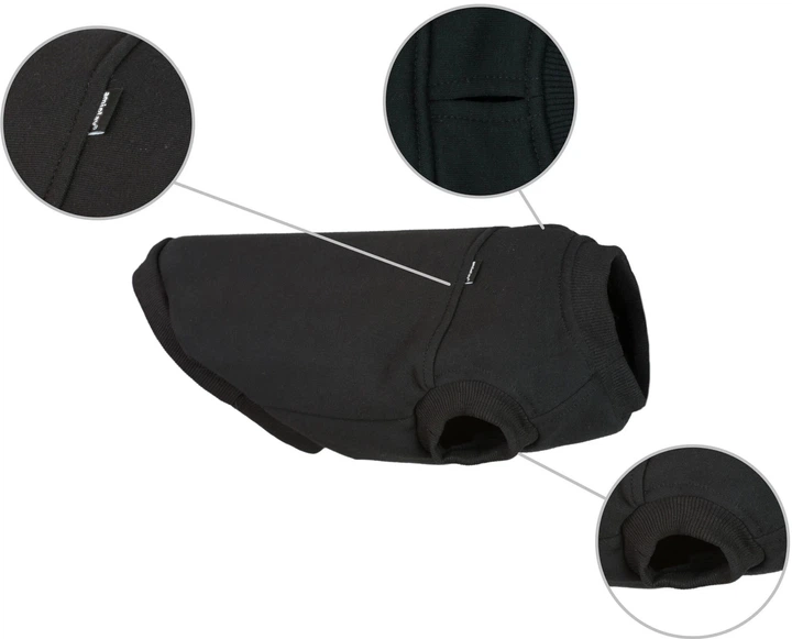 Світшот для собак Amiplay Denver 35 см Чорний (5907563240438) - зображення 2