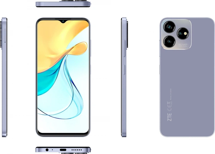 Мобільний телефон ZTE Blade V50 Design 8/256GB Sunrise Violet (8050/BE) - зображення 8