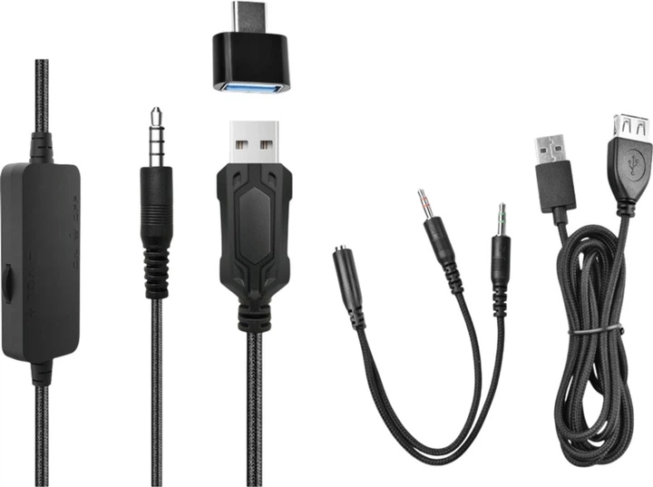 Навушники Oniverse Gaming Headset Nebula Infinite Black (3701417802535) - зображення 5