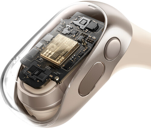 Бездротові навушники Shokz OpenFit 2 Beige (T920-ST-BG) - зображення 3