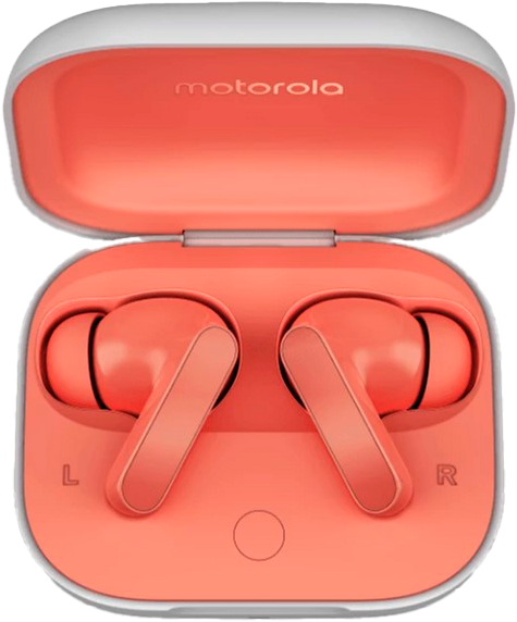 Бездротові навушники Motorola Moto Buds PG38C Coral Peach (PG38C05750) - зображення 3