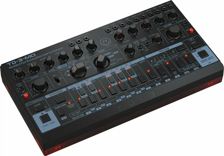 Синтезатор басової лінії Behringer TD-3-MO-BK аналоговий (0718-ABX86-EU1) - зображення 2