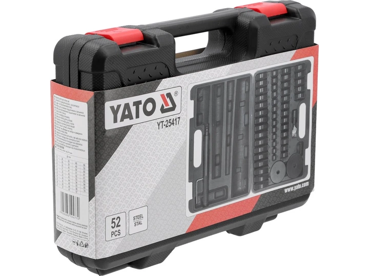 Набір інструментів YATO для встановлення підшипників та ущільнень 52 шт. YT-25417 (5906083104770) - зображення 6