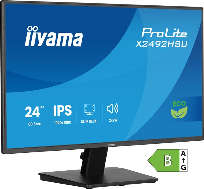 Монітор 24" iiyama ProLite X2492HSU-B1 (IIAX2492) - зображення 3
