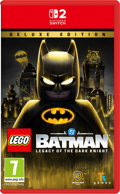 Gra Nintendo Switch 2 LEGO Batman: Dziedzictwo Mrocznego Rycerza Edycja Deluxe (Kartridż) (5051895419557) - obraz 1