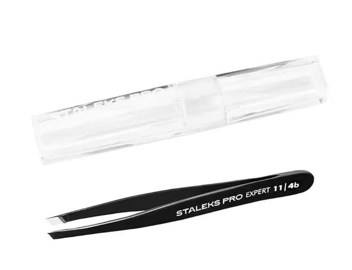 Пінцет для брів Staleks EXPERT 11 TYPE 4 - TE-11/4B - Фото 4 Пінцет для брів Staleks EXPERT 11 TYPE 4 - TE-11/4B - изображение 4