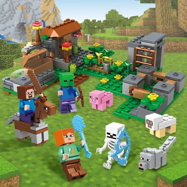 Конструктор Minecraft SJ82004 Лесной тайник 233 деталей Майнкрафт MineWorld My World - изображение 2