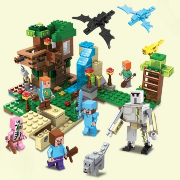 Конструктор Minecraft SJ8801 Дом на дереве 379 деталей Майнкрафт MineWorld My World - изображение 2