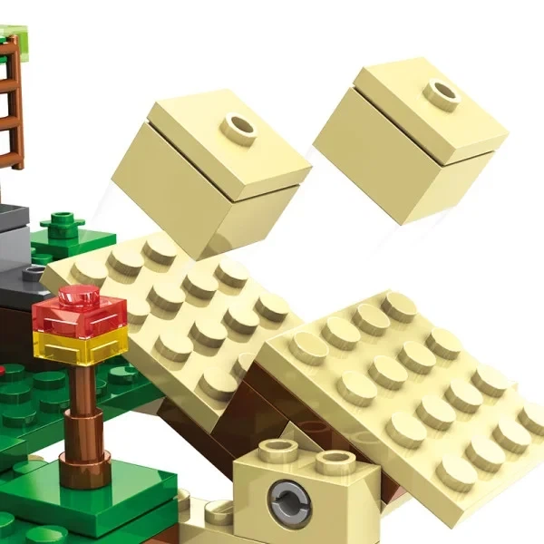 Конструктор Minecraft SJ8801 Дом на дереве 379 деталей Майнкрафт MineWorld My World - изображение 8