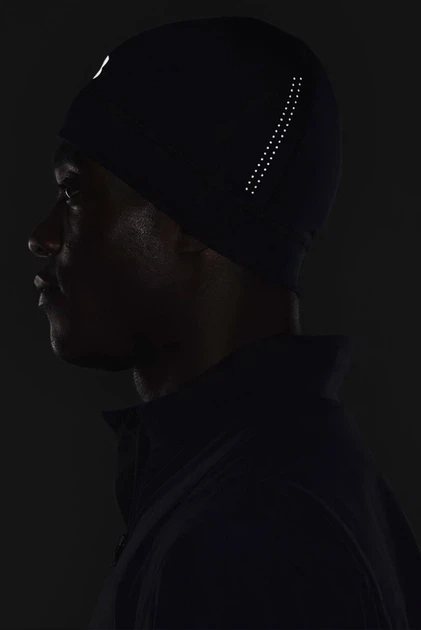 Мужская шапка UA Storm Launch Beanie Under Armour спортивная компрессионная черного цвета размер one size - изображение 3