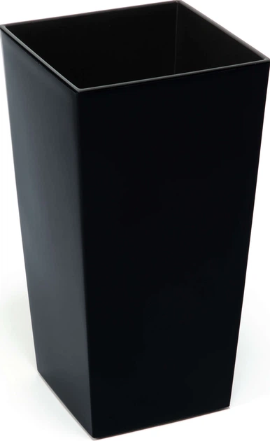 Donica na kwiaty z wkładem Kadax Masiera 30 cm Czarna (K4231) - obraz 2