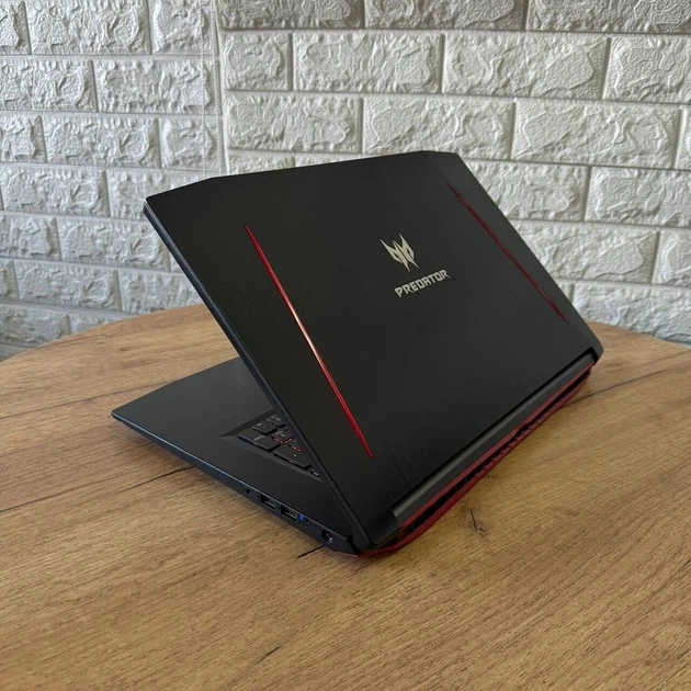 Ігровий ноутбук Acer Predator Helios 300 PH317-52 / 17.3" (1920x1080) IPS / Intel Core i7-8750H (6 (12) ядер по 2.2 - 4.1 GHz) / 16 GB DDR4 / 256 GB SSD M.2 + 1000 GB HDD / nVidia GeForce GTX 1050 Ti, 4 GB GDDR5, 128-bit / WebCam б/в - Фото 6 Ігровий ноутбук Acer Predator Helios 300 PH317-52 / 17.3" (1920x1080) IPS / Intel Core i7-8750H (6 (12) ядер по 2.2 - 4.1 GHz) / 16 GB DDR4 / 256 GB SSD M.2 + 1000 GB HDD / nVidia GeForce GTX 1050 Ti, 4 GB GDDR5, 128-bit / WebCam б/в - зображення 6