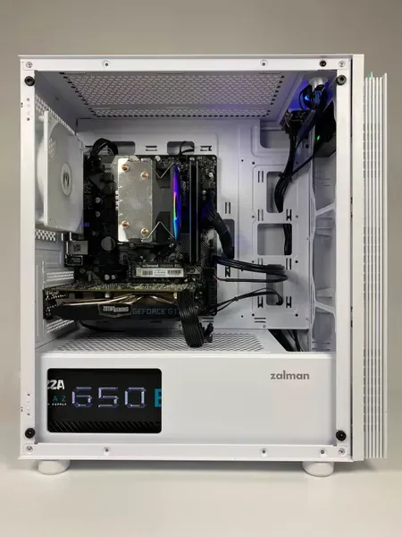 Игровой ПК Zalman T4 Plus / AMD Ryzen 5 5500 (6 (12) ядер по 3.6 - 4.2 GHz) / 16 GB DDR4 / 512 GB SSD / nVidia GeForce GTX 1660 Super, 6 GB GDDR6, 192-bit / 500 W / ASRock B450M-HDV R4.0 б/у - изображение 5