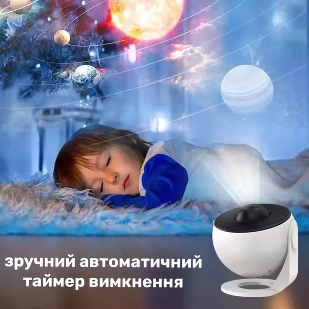 Ночник проектор звездного неба детский лазерный светильник 3д светодиодный ночной умный домашний планетарий 3d лампа галактика на потолке в детскую спальню для взрослых и детей с таймером выключения звездное небо - изображение 14
